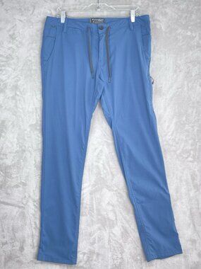 686 Everywhere Pants Men's Slim Fit 32x32 Pale Blue Technical Hiking Gorpcore